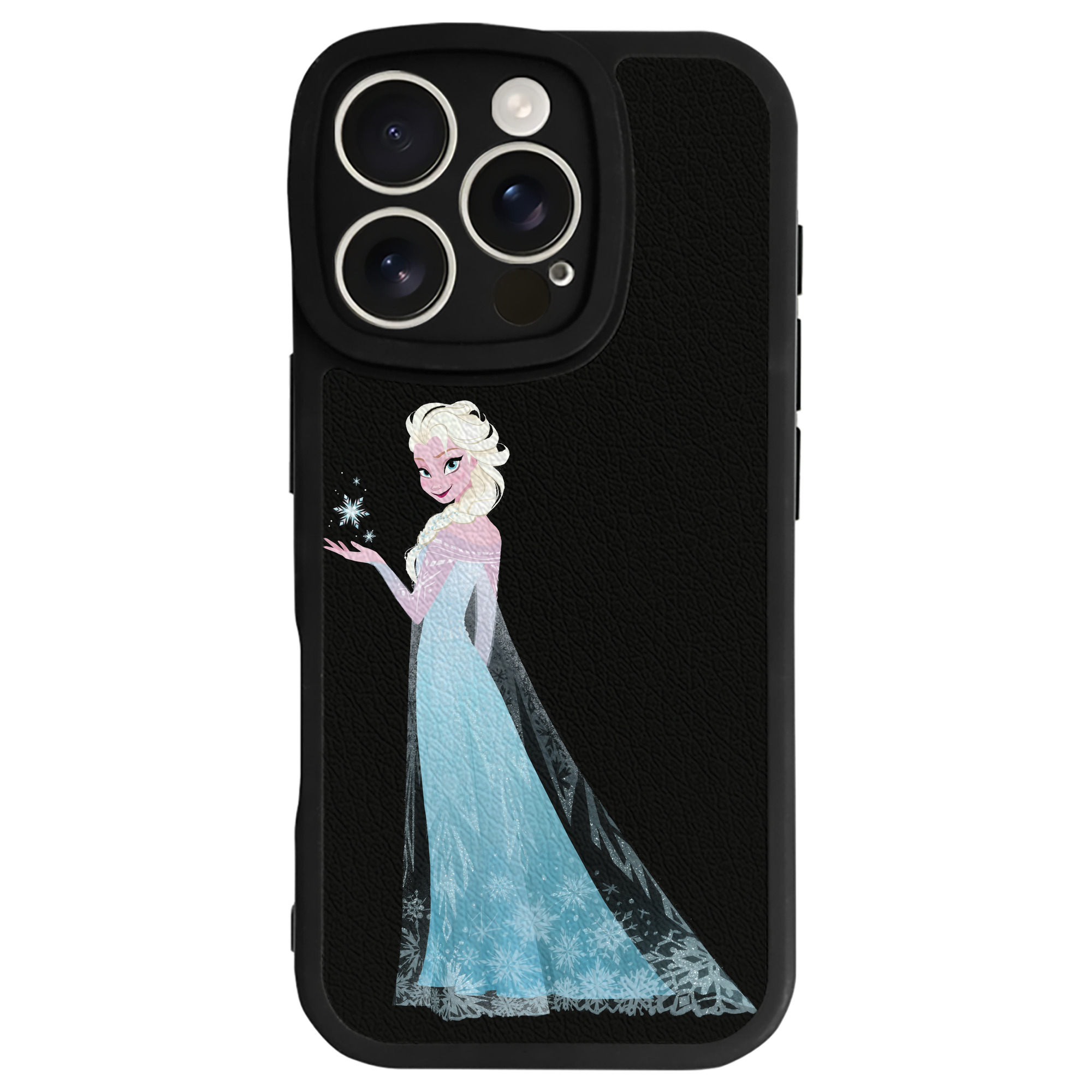 （画像用） アナと雪の女王 アンナ エルサ Frozen Anna Elsa 【iPhone 16シリーズ対応】シリコンスマホケース（レザー調） 材質：シリコン